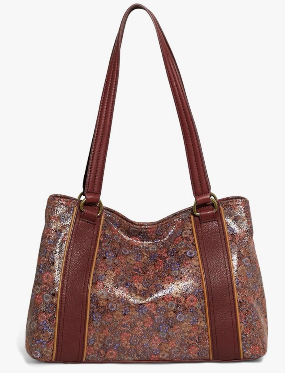 American Leather Co. Val Perfect Satchel in Vintage Floral